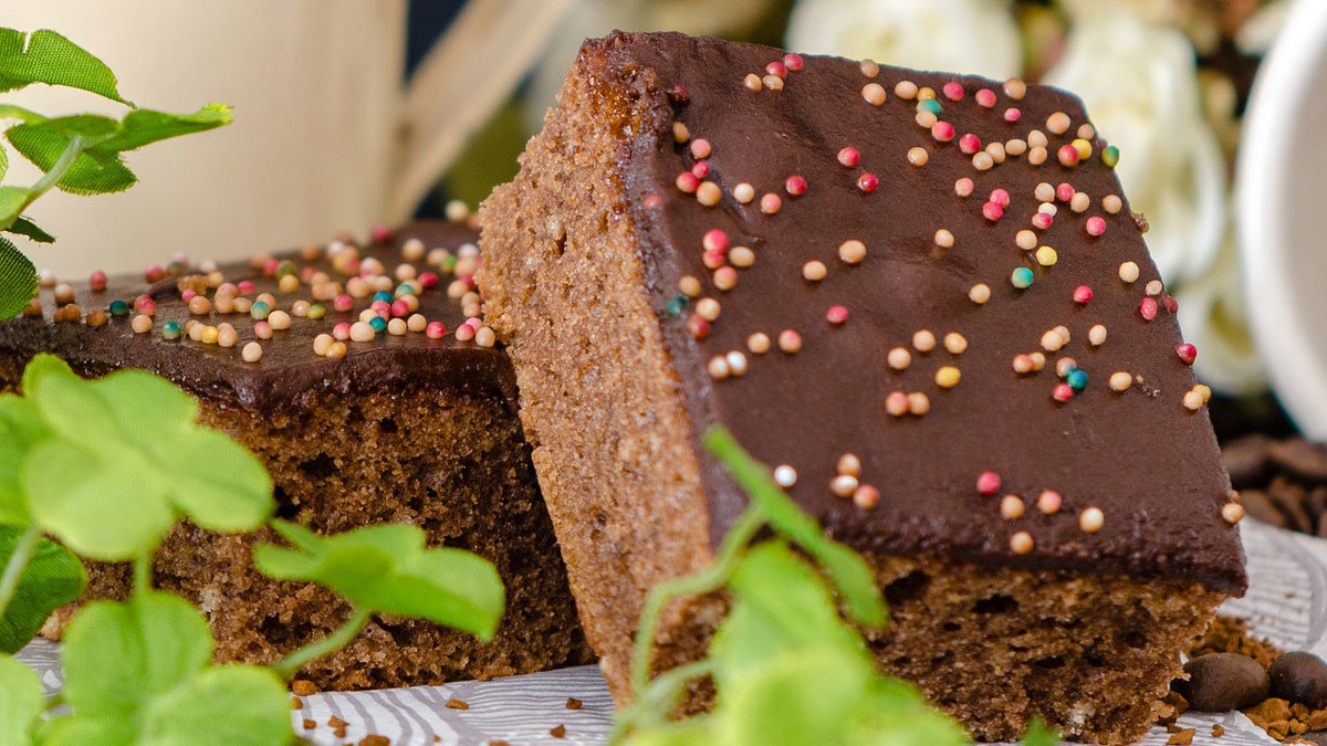 Mocha Cake Squares